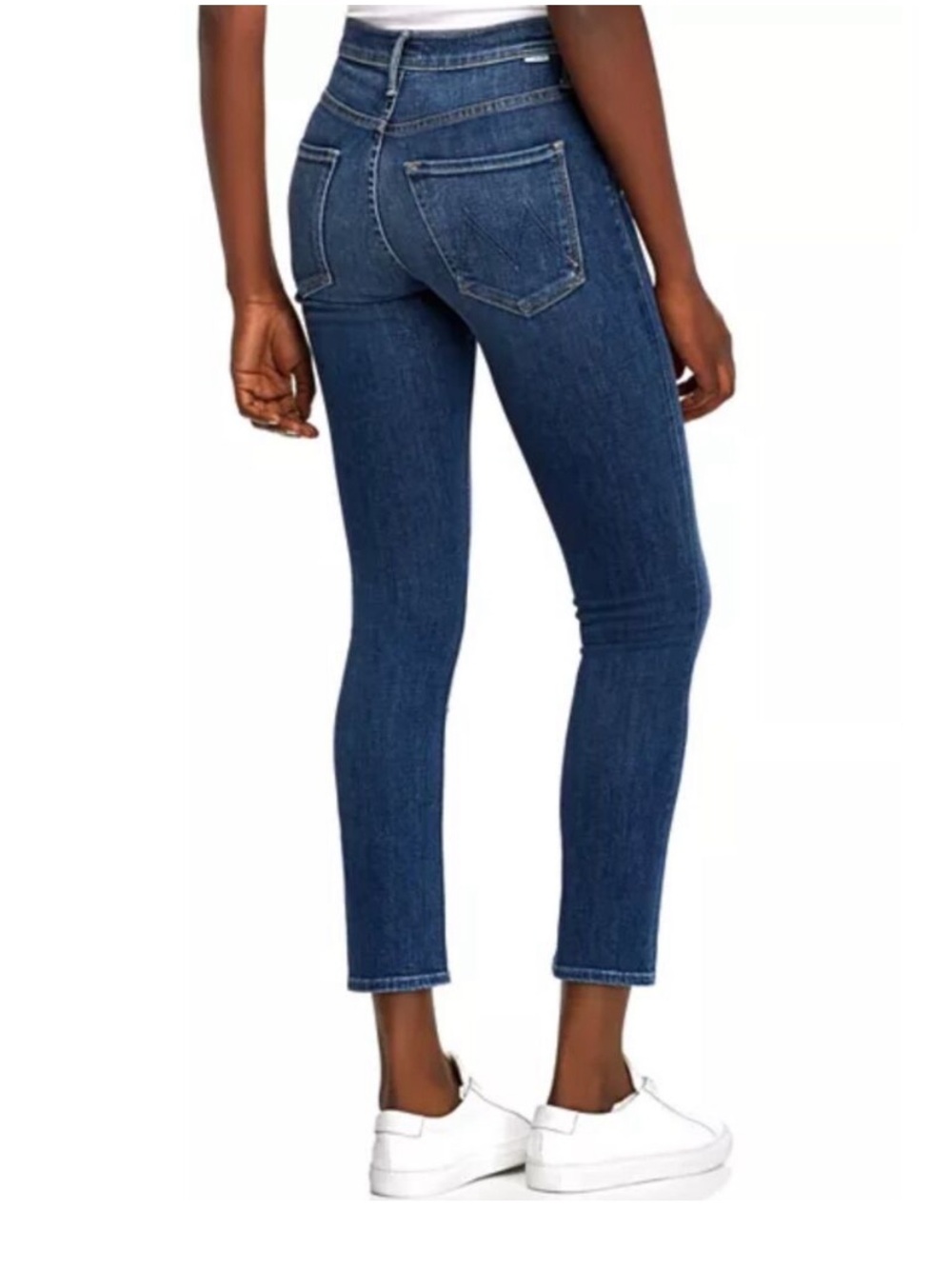 MOTHER The Mid Rise Dazzler Ankle Jeans Pardon My French Size 26 - Picture 3 of 4